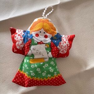 Colorful Angel Christmas Ornament